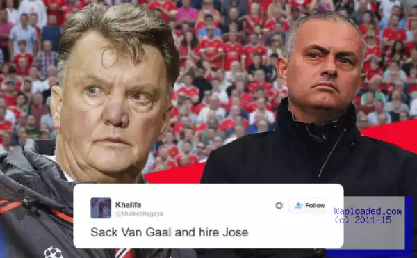 Fans beg Manchester United to sack Louis van Gaal and hire Jose Mourinho after loss v Norwich